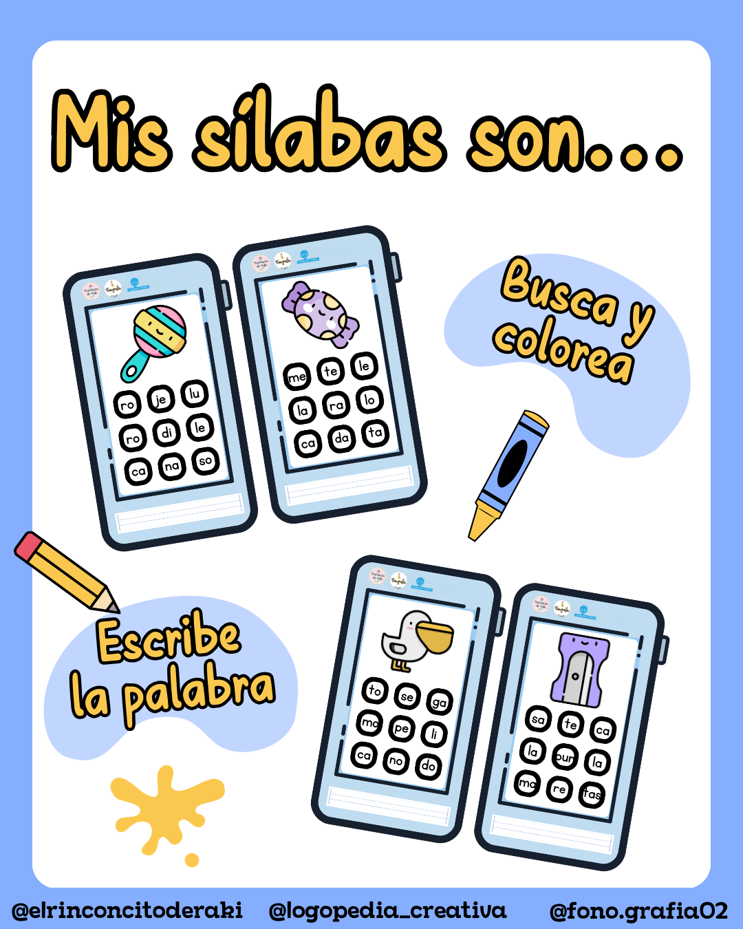 Móviles silábicos