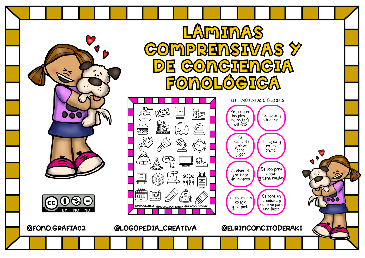 Láminas Comprensivas y de Conciencia Fonológica