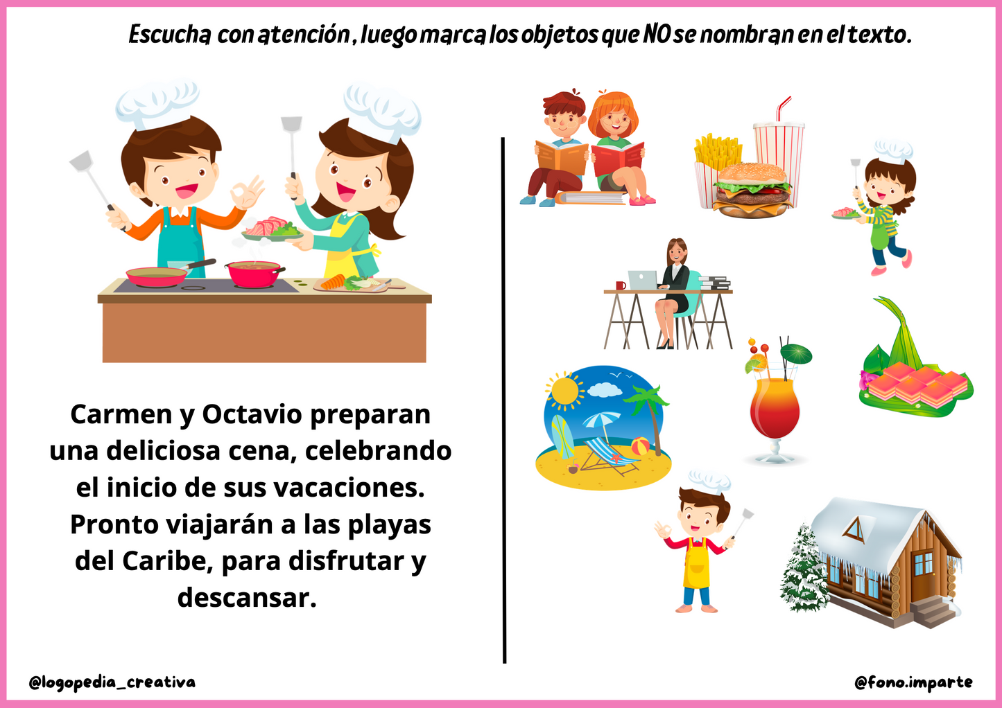 Actividades comprensión auditiva