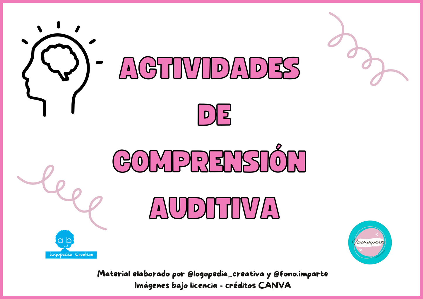 Actividades comprensión auditiva