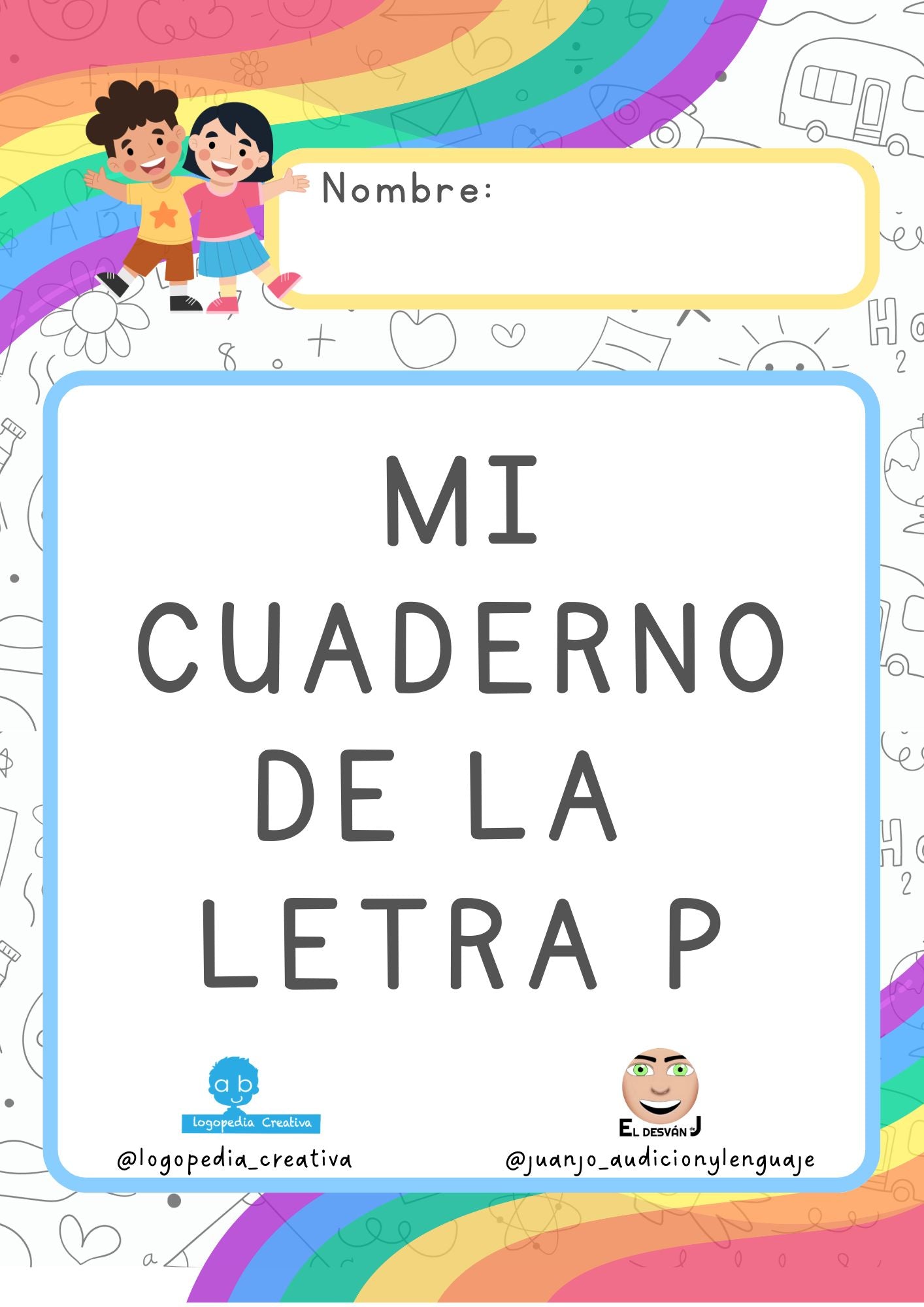 Cuaderno Lectoescritura letra P