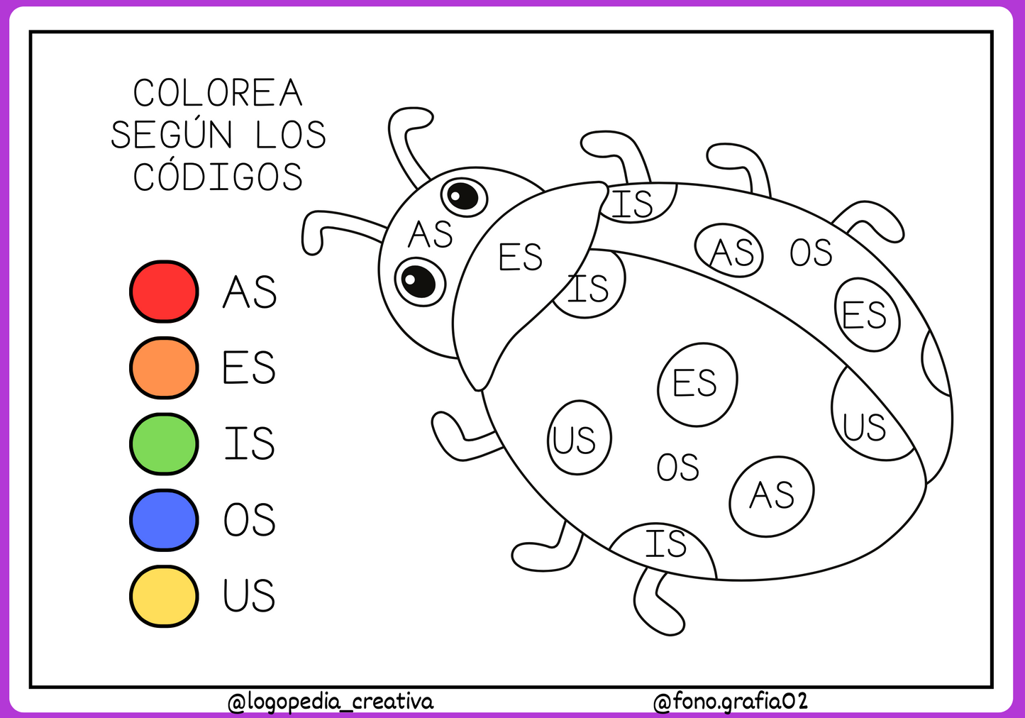 Fichas y Juegos de la S inversa