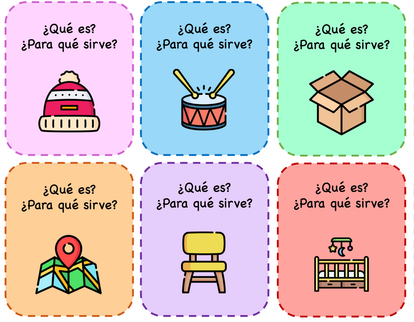 Tarjetas expresión oral