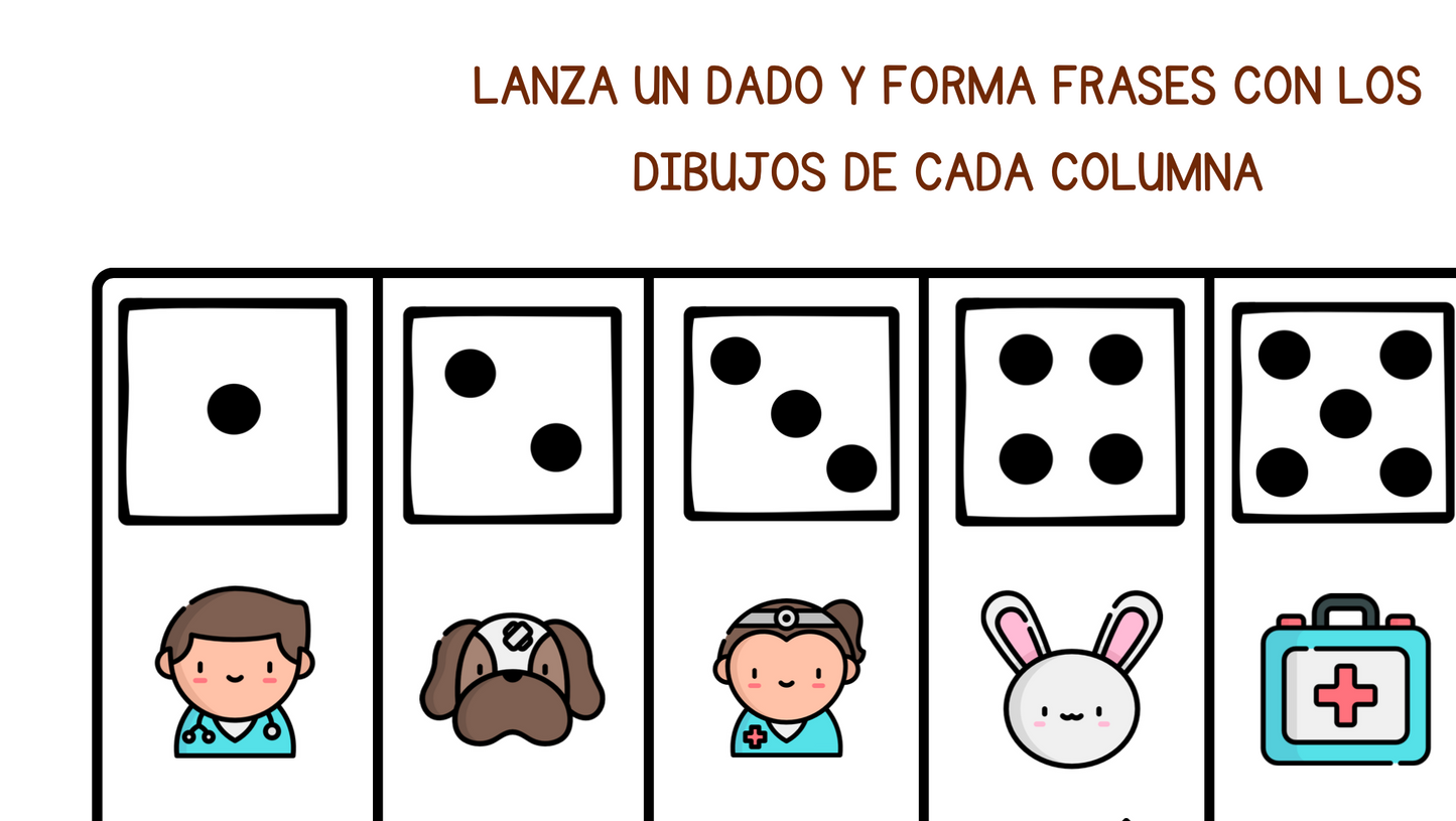 Actividades de expresión oral - VETERINARIO/A