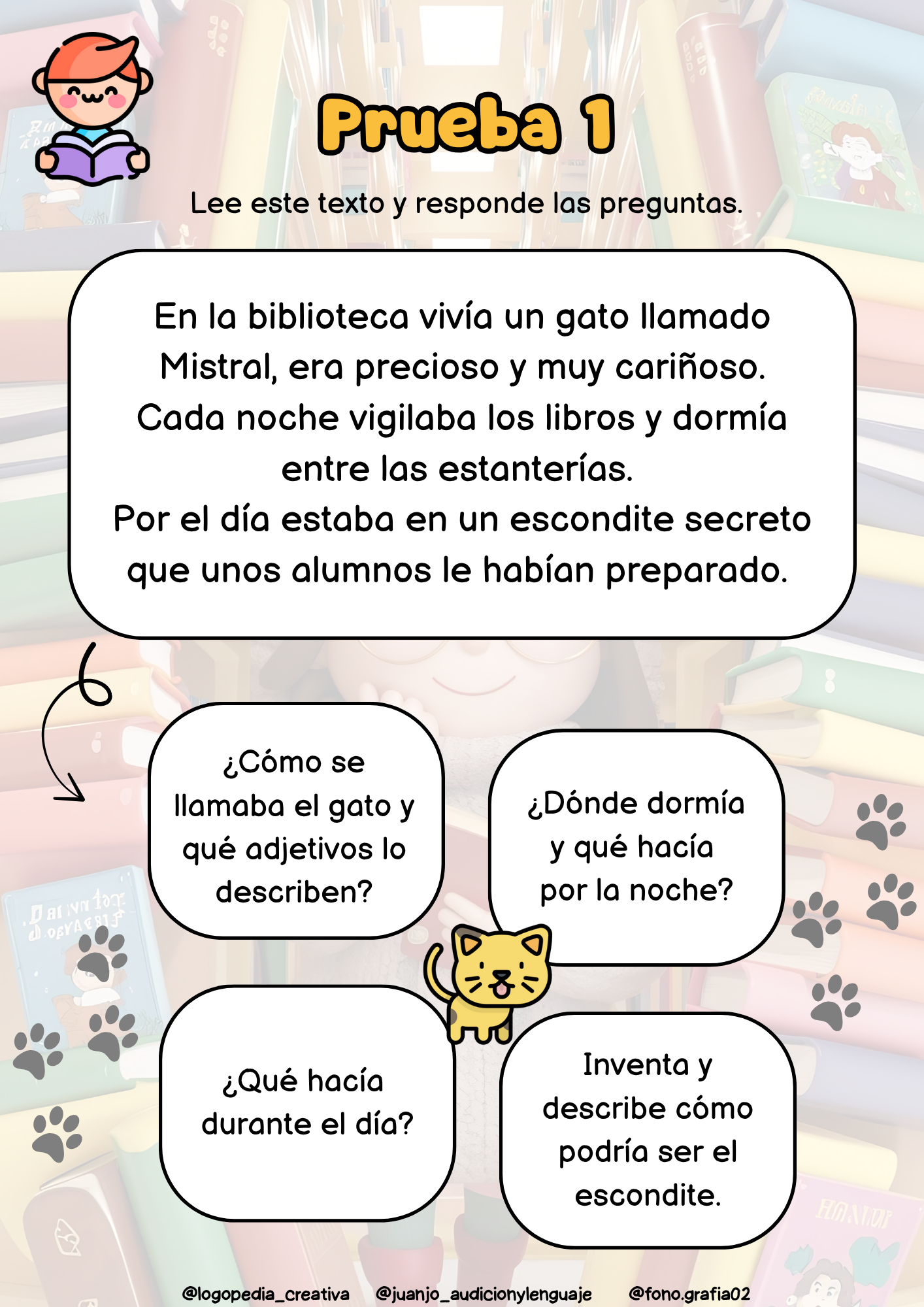 Escape Room: ¡Salvar la Biblioteca Alocada!