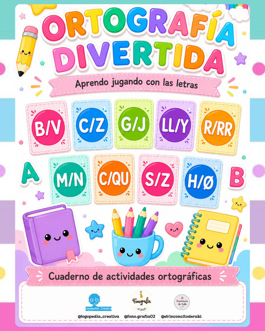 Ortografía divertida: elige la letra correcta