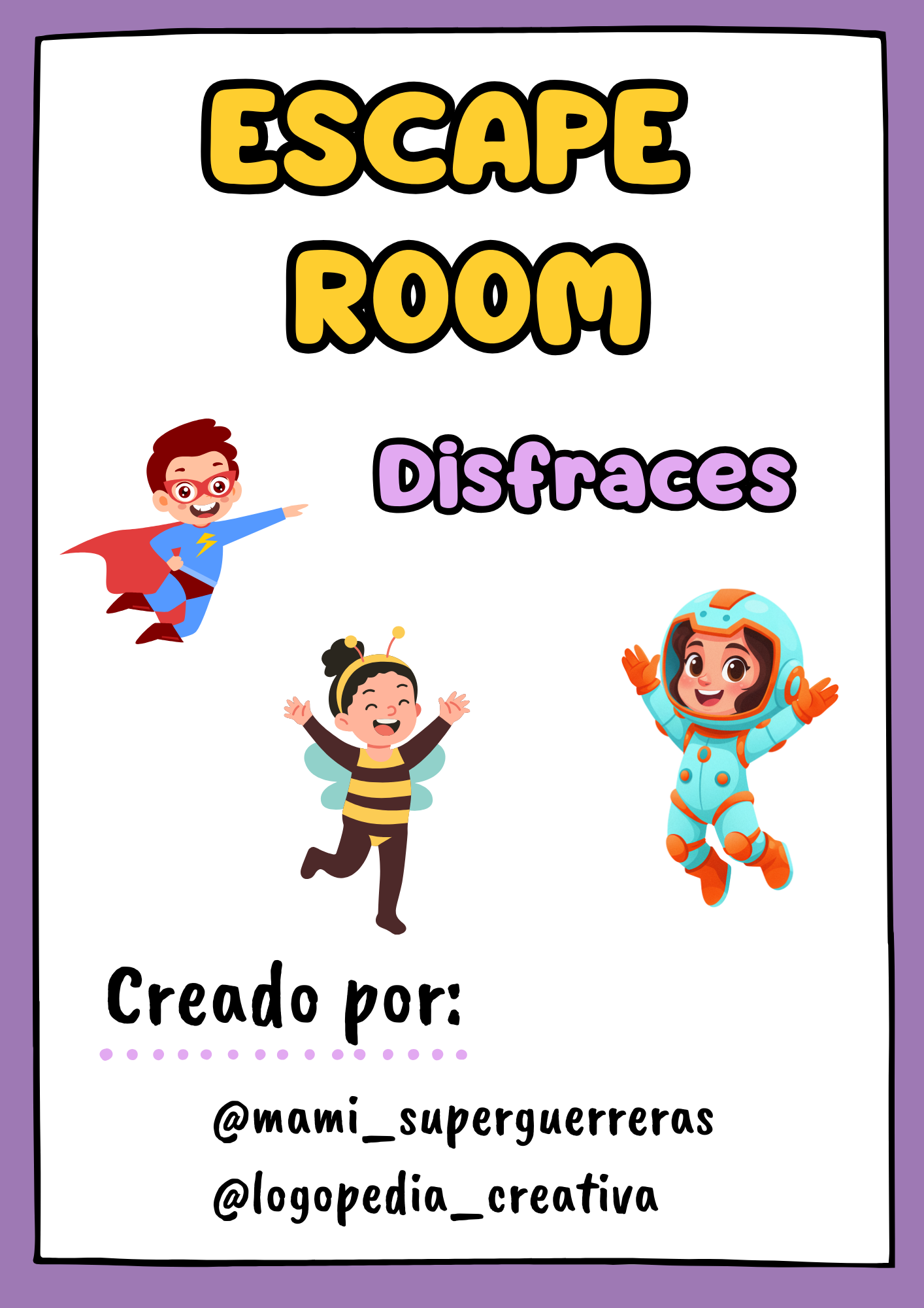 Escape room: Disfraces