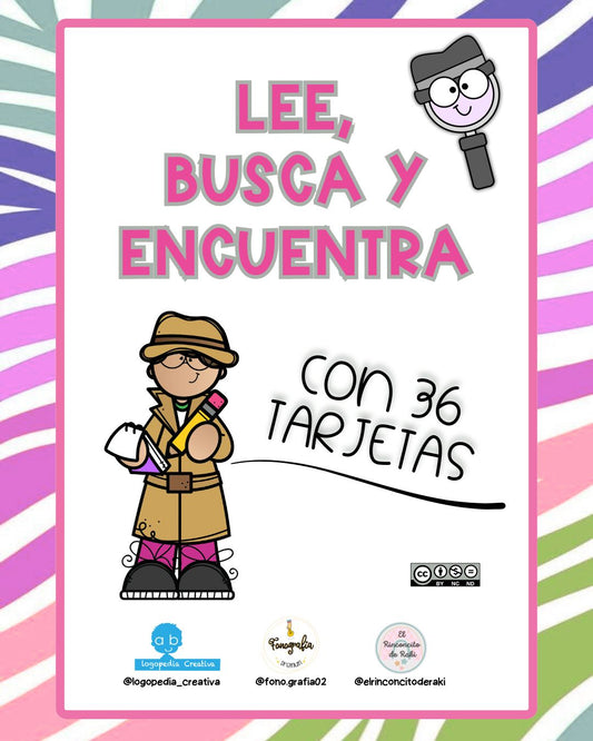 Lee, busca y encuentra