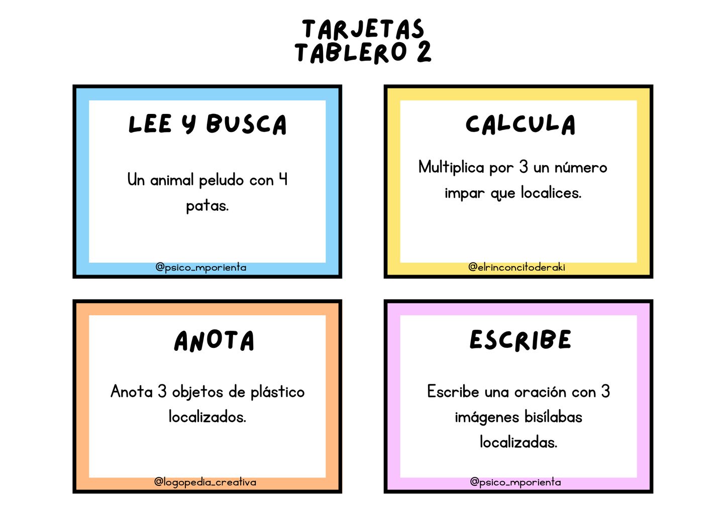 Plantillas con Tableros Multiimágenes