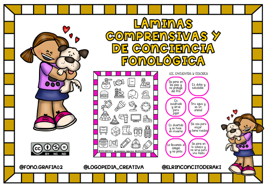 Láminas Comprensivas y de Conciencia Fonológica
