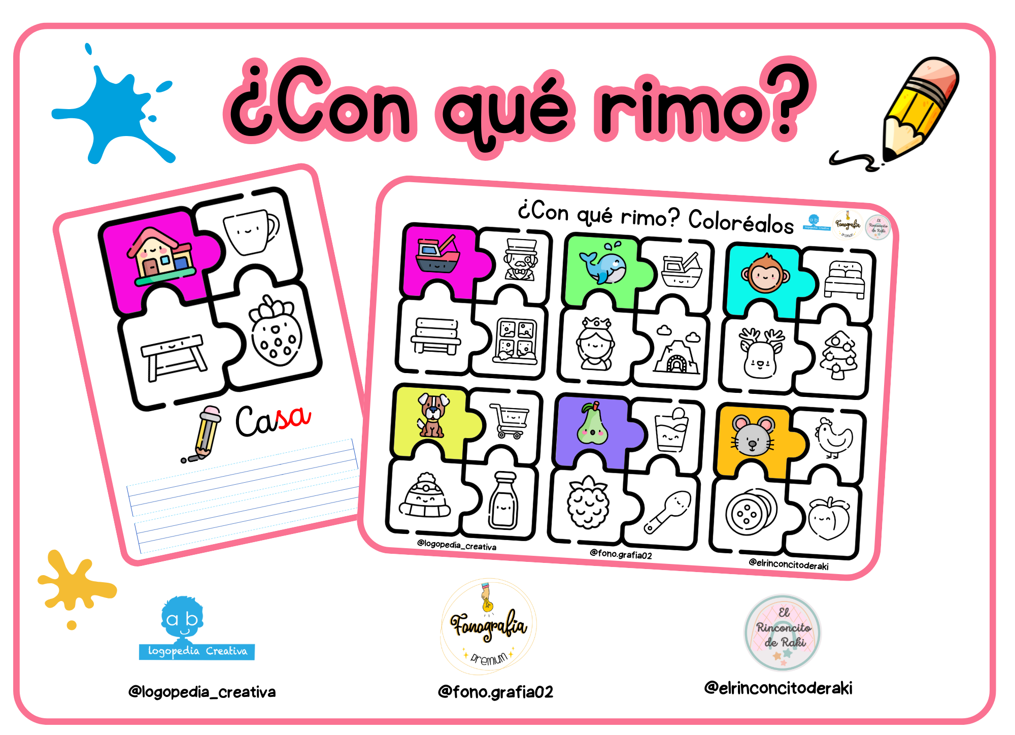 Con qué rimo – Logopedia Creativa