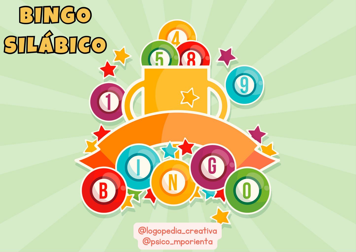 Juego bingo silábico