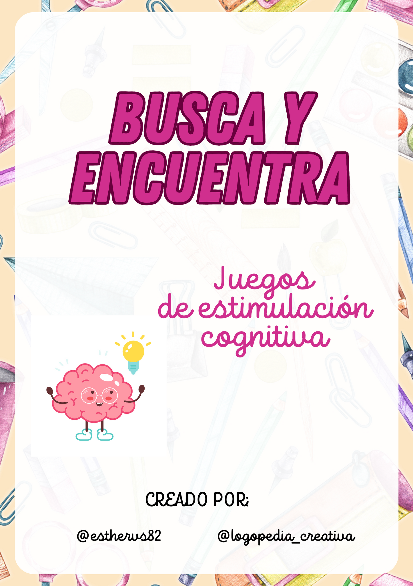 Busca y encuentra - juegos de estimulación cognitiva