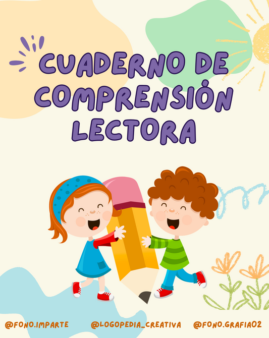 Cuaderno de comprensión lectora (frases)