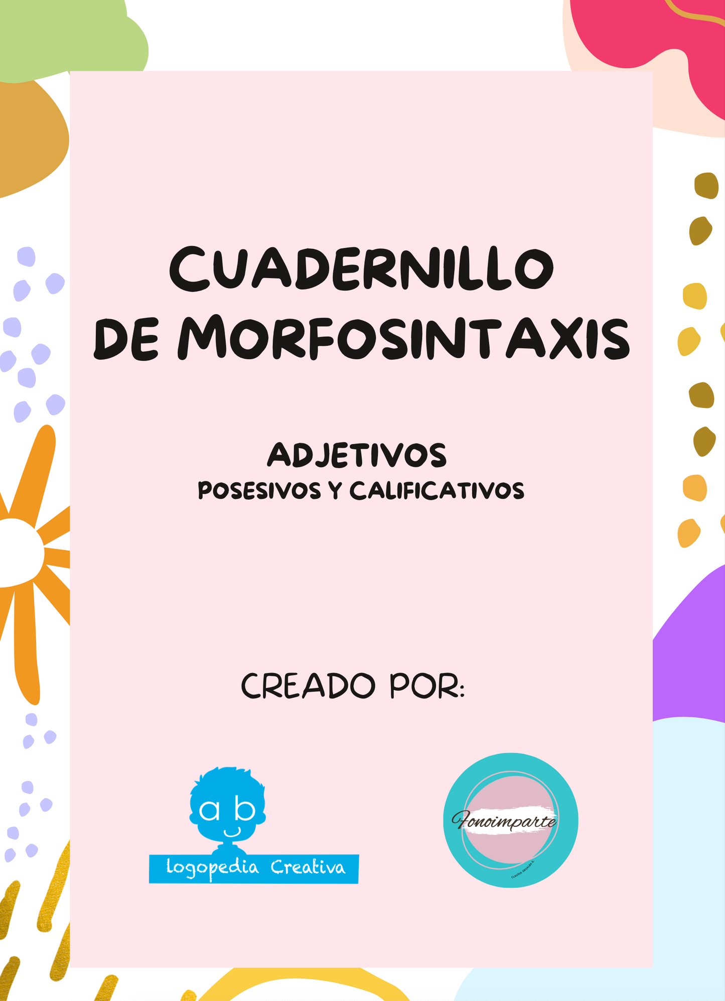 Cuadernillo morfosintaxis 3