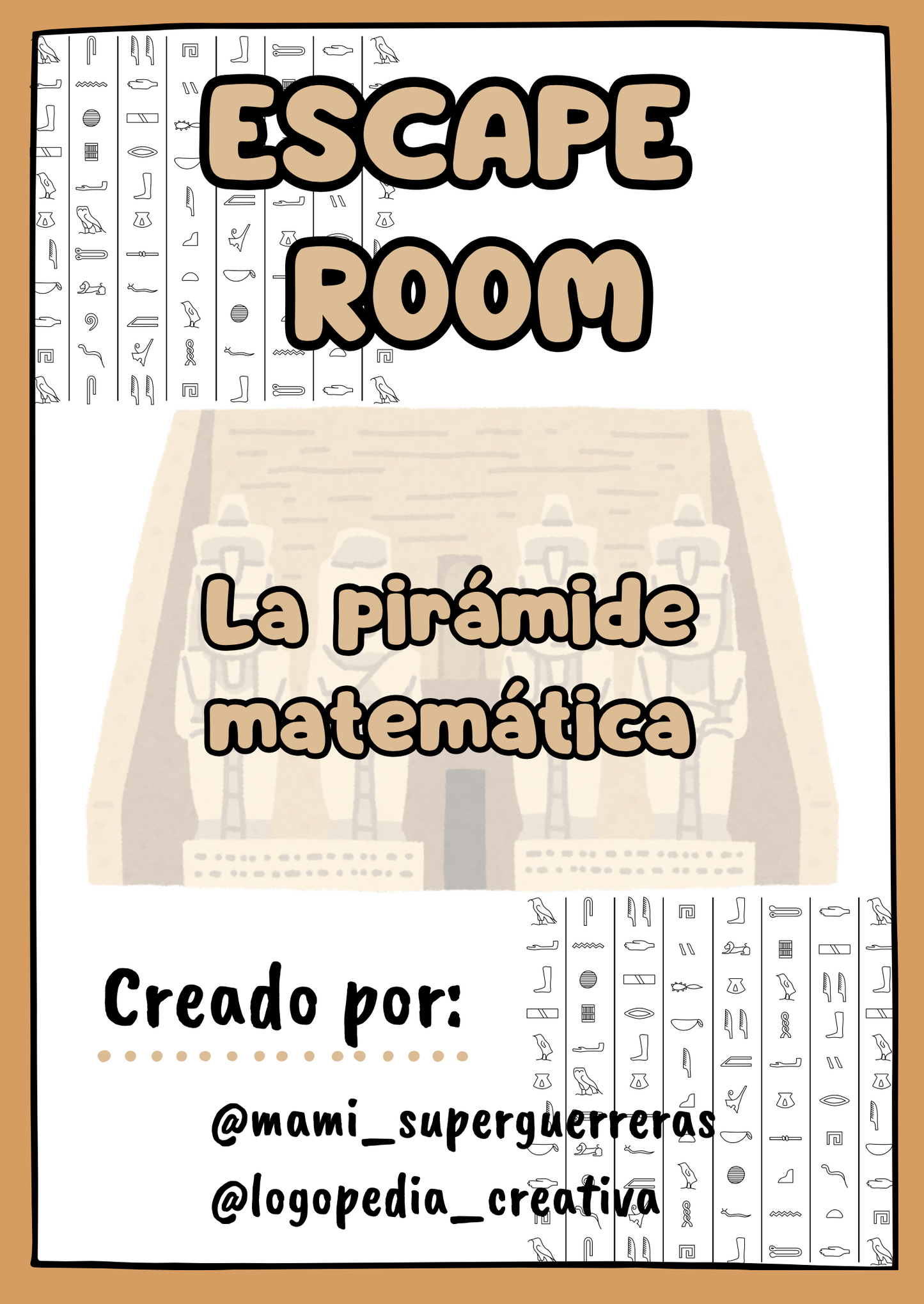 Escape room - La pirámide matemática