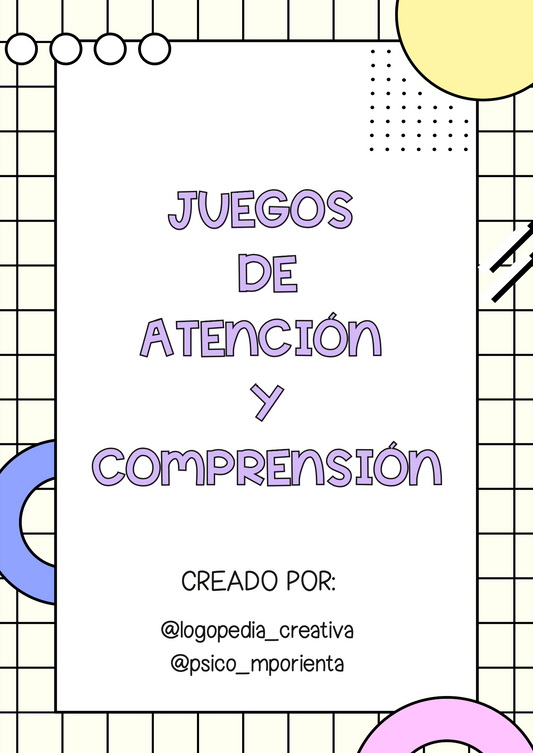 Juegos de atención y comprensión