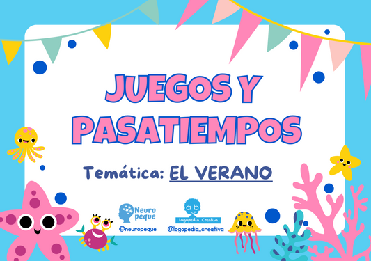 Juegos y pasatiempos temática verano