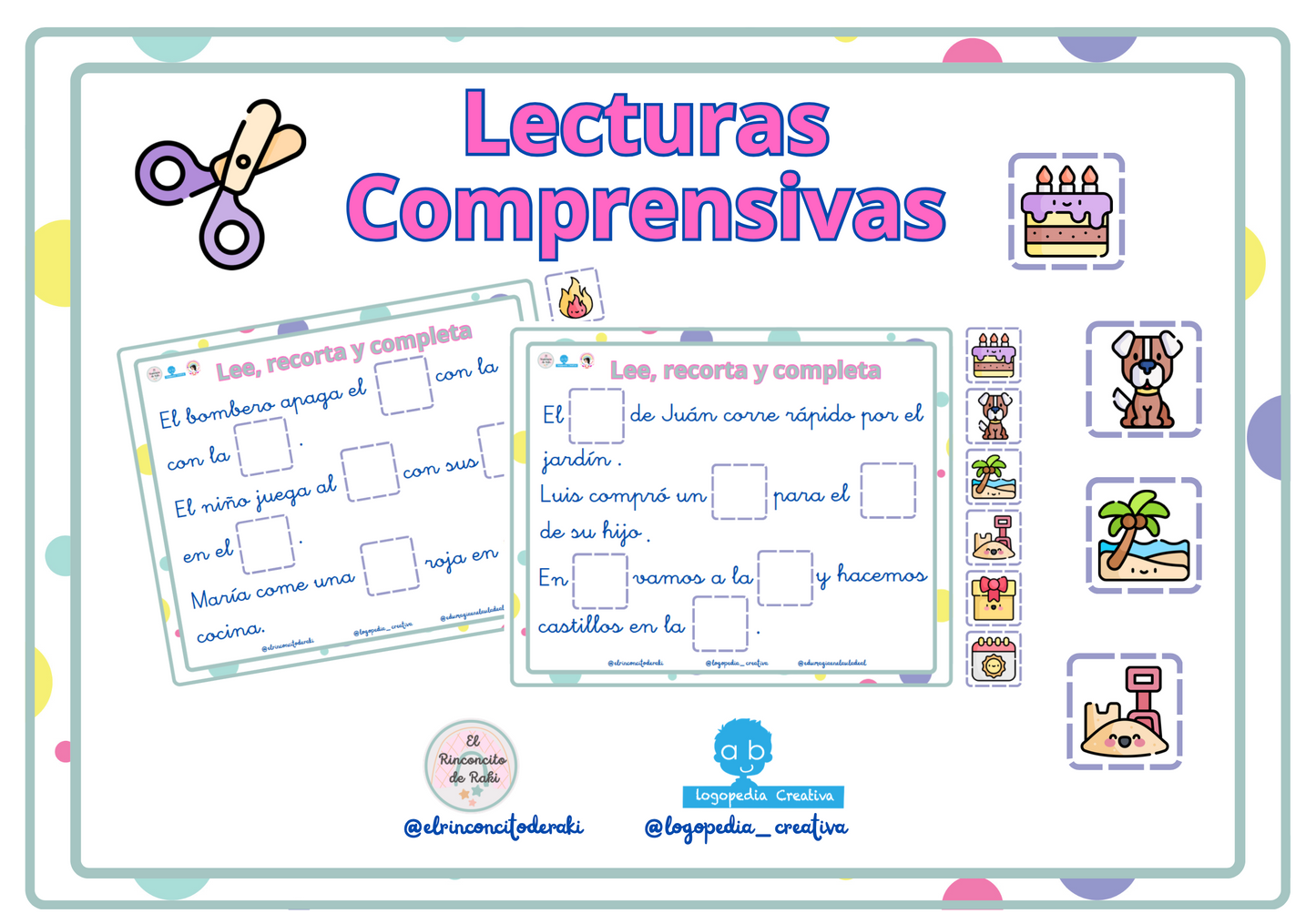 Lecturas comprensivas con imágenes