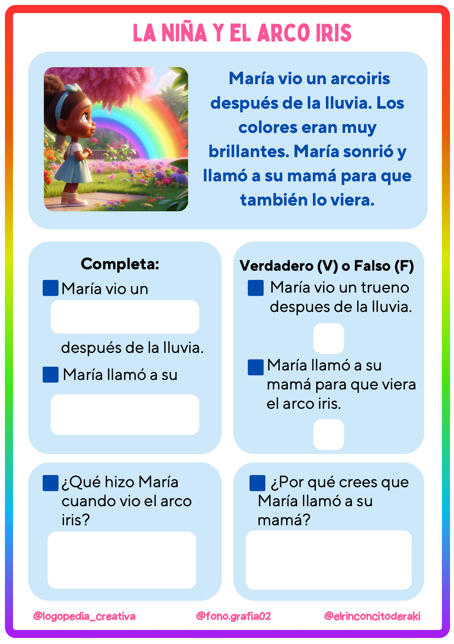 Lecturas comprensivas primer ciclo