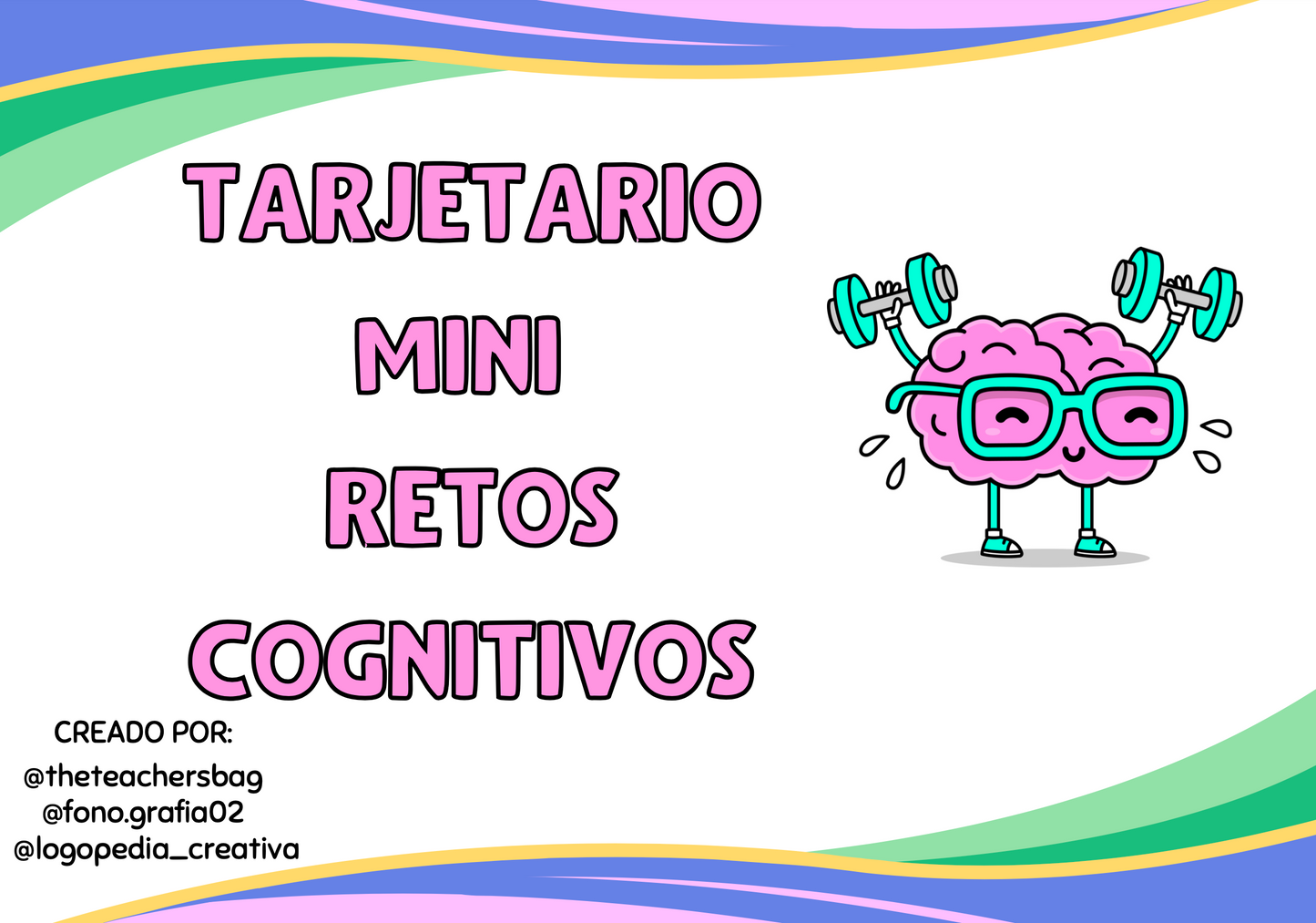 Tarjetario mini retos cognitivos