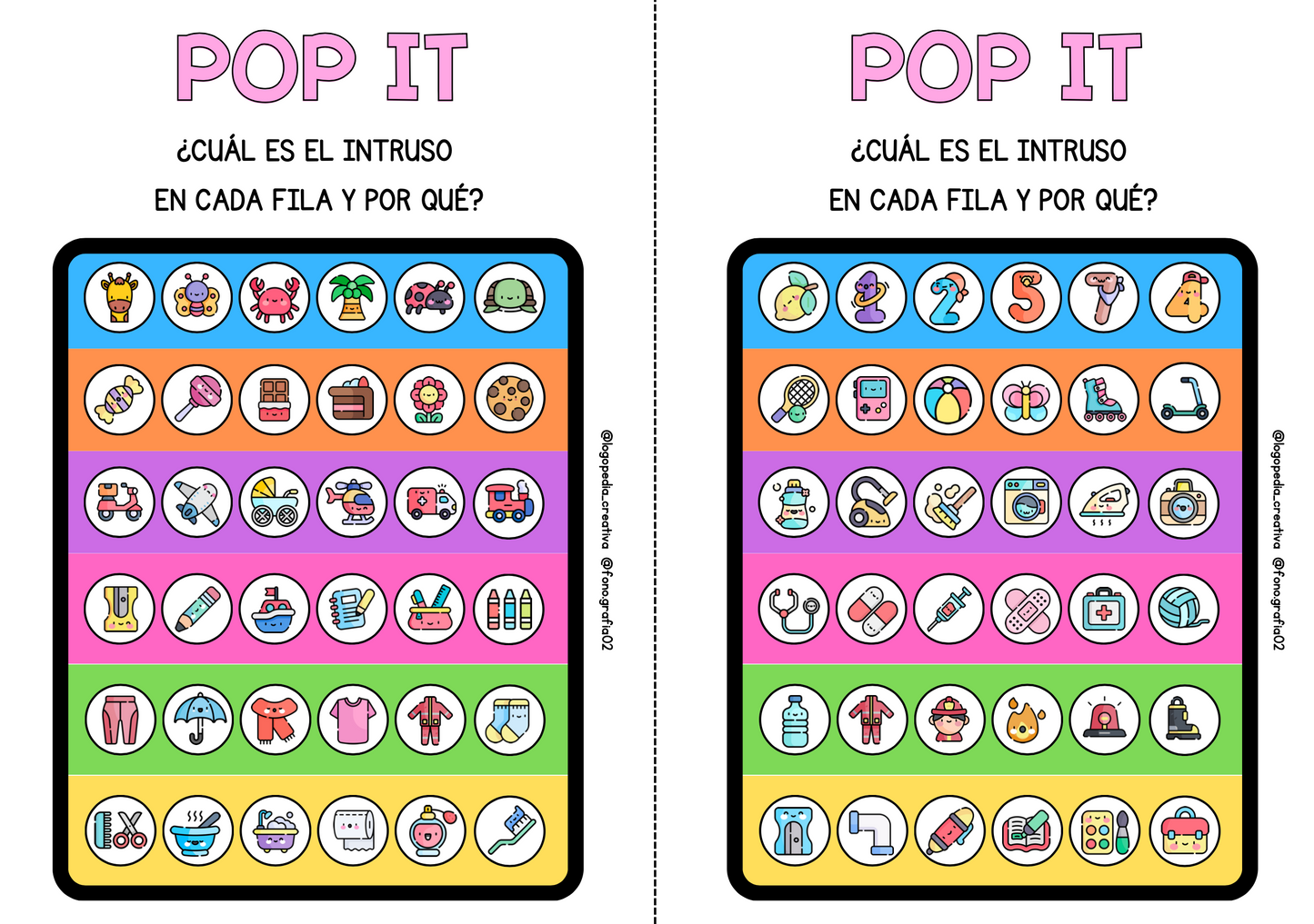 Juegos con el POP IT