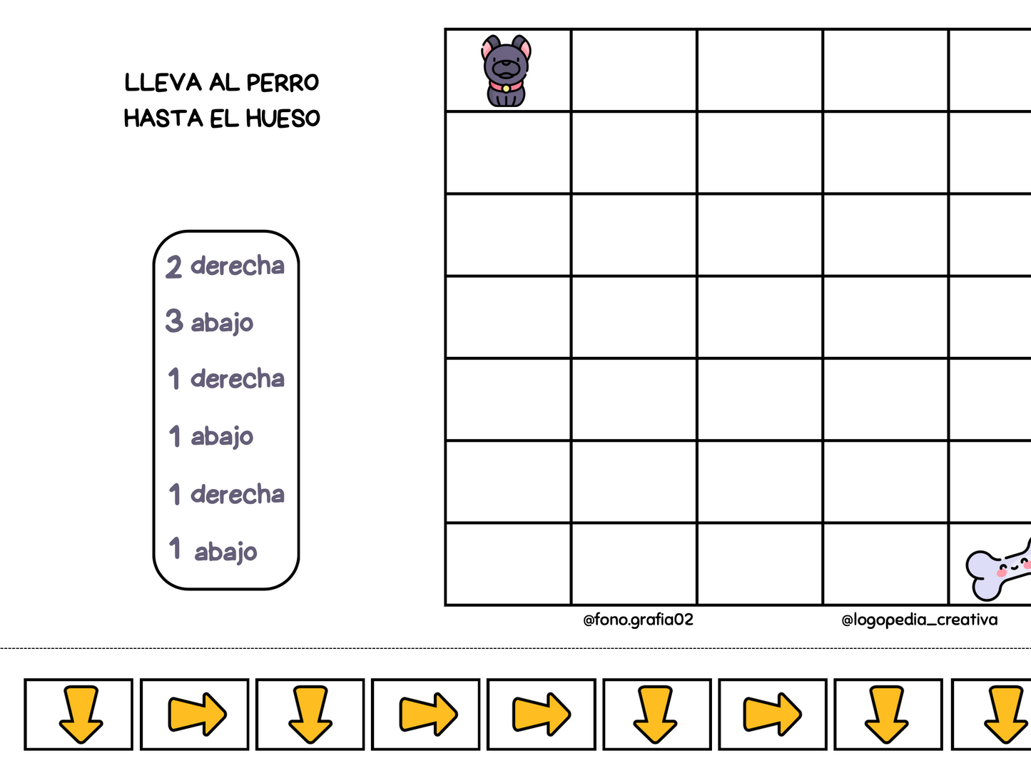 Tablas de atención y comprensión