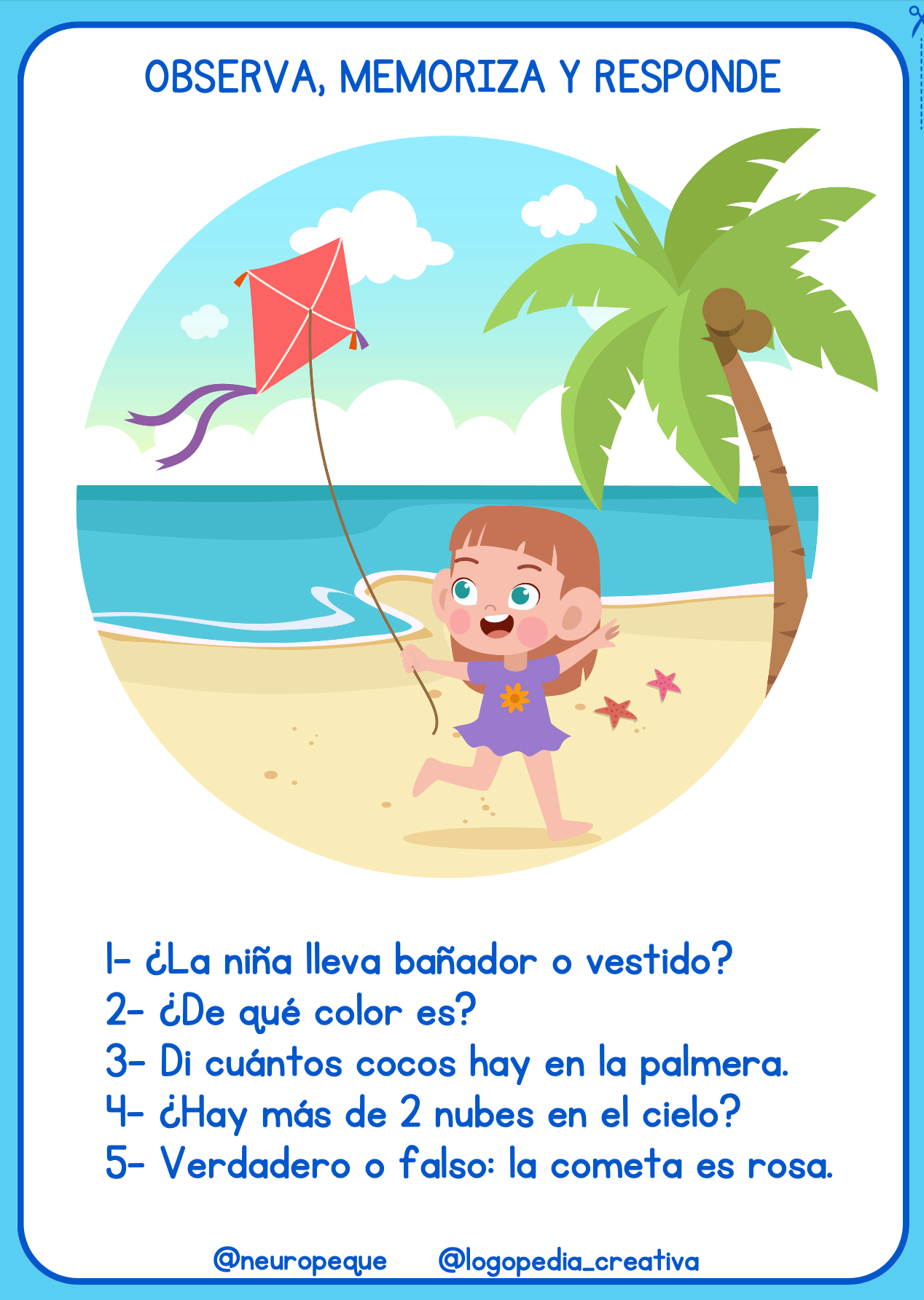 Juegos y pasatiempos temática verano