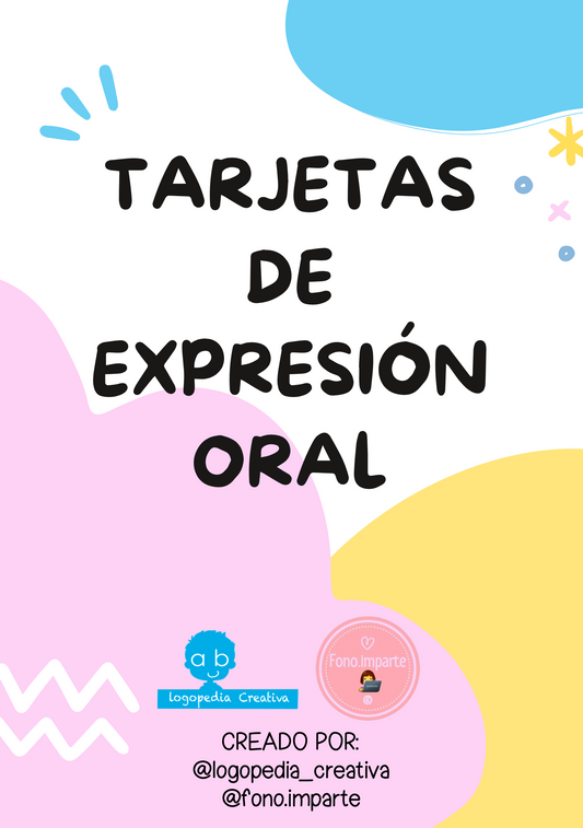 Tarjetas expresión oral