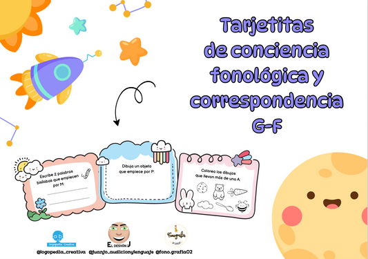 Tarjetitas de conciencia fonológica