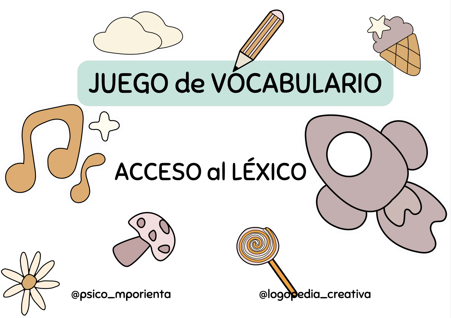 Juegos de vocabulario - acceso al léxico